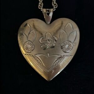 14k rolled gold filled heart locket pendant PPC